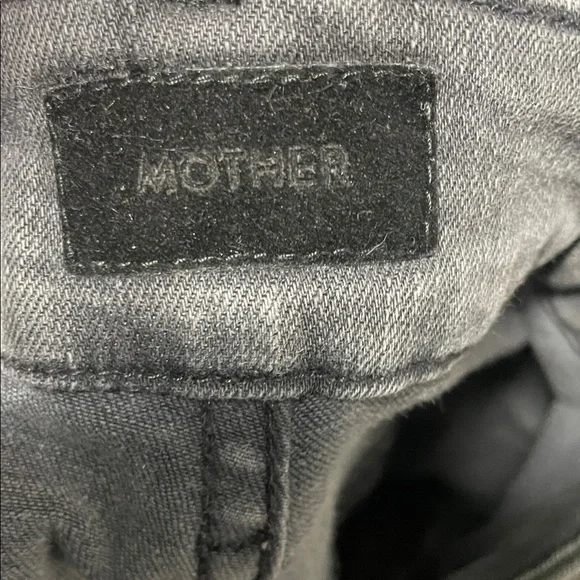 MOTHER Charcoal Denim with Copper Accents
